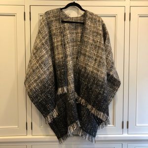 Cozy Anthropologie Poncho Sweater